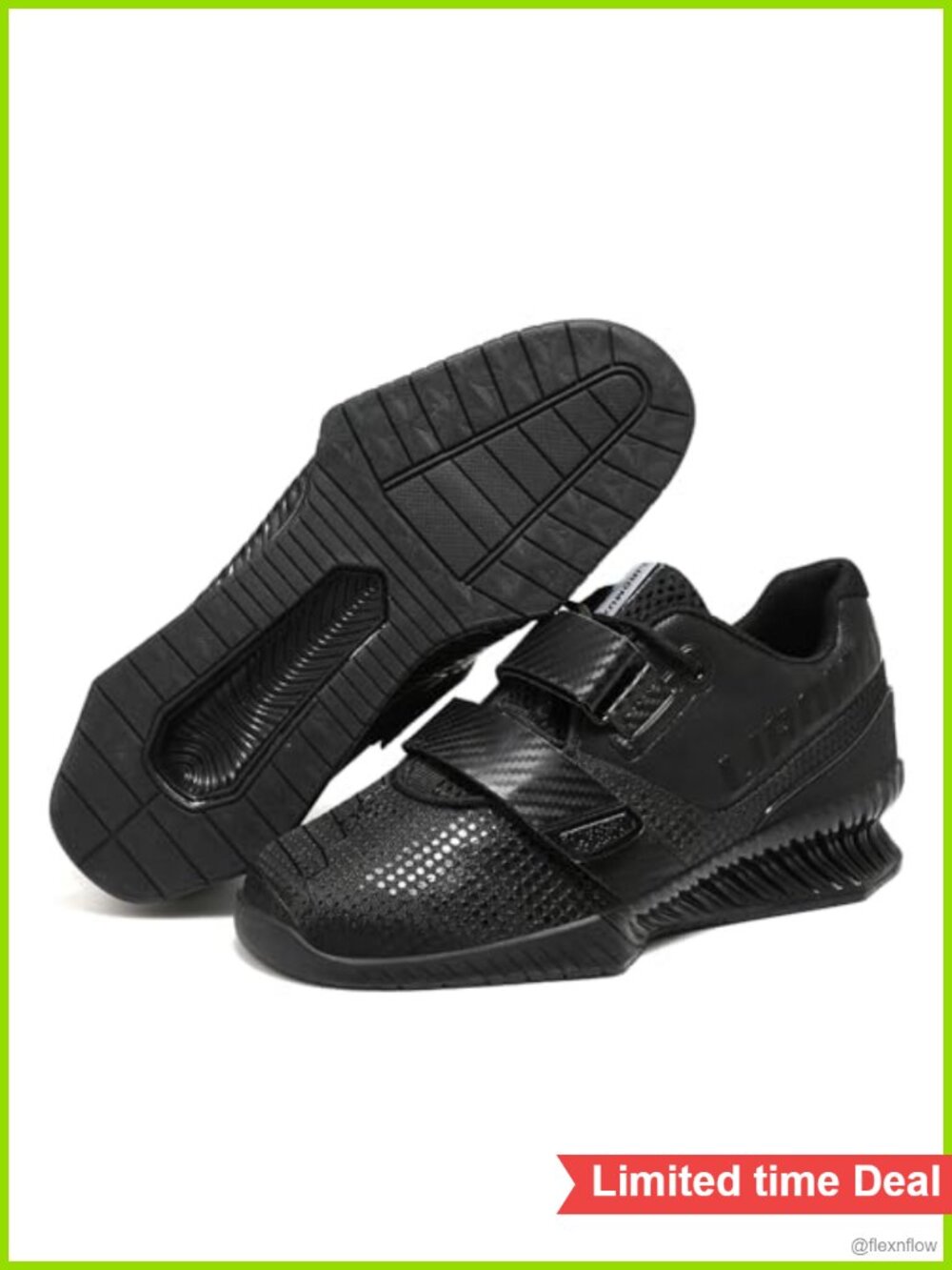 Weightlifting Shoes 1.6in Heel Non Slip Gym Training